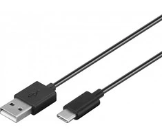 „Goobay 59122“ USB 2.0 laidas (USB-C™ į USB A), juodas | „Goobay“ | USB-C į USB-A