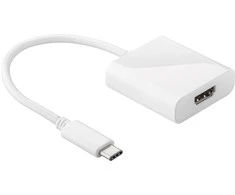 Goobay | USB-C HDMI adapteris | 66259 | Baltas | USB-C kištukas | HDMI lizdas (A tipas) | 0,2 m