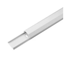 Goobay 33 mm aliuminio kabelių lovelis, 1,1 m, baltas