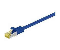 Goobay Patchcord Jungiamasis laidas S/FTP, Cat7, 15m, mėlynas (91646)