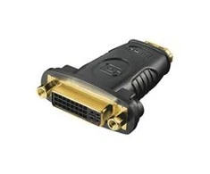 Goobay | HDMI/DVI-I adapteris, auksininis | 68690 | Juodas | HDMI lizdas (A tipas) | DVI-I moteriškas dvigubas ryšys (24 + 5 kontaktai)