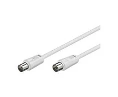 Premiumcord Goobay AK 375 - 3.75m - 3.75 m - coaxial - coaxial - Baltas