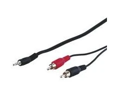 Goobay TECHLY 500183 Techly Audio stereo kabelis lizdas 3,5 mm iki 2x RCA M/M 1,5 m