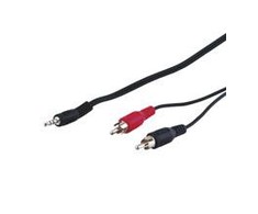 „Goobay“ garso adapterio laidas AUX [3,5 mm lizdas su stereofoninio „Cinch“ kištuku, 15 m]