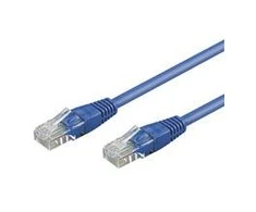 Goobay 68365 CAT 5e pataisinis kabelis, U/UTP, mėlynas, 3 m