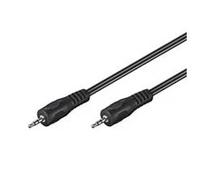 Kabelis Goobay Jack 3.5mm - Jack 3.5mm 1.5m juoda (51659)