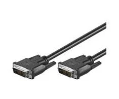 Wentronic Kabelis Goobay DVI-D – DVI-D 2m Juodas (50850)