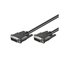 Wentronic Kabelis Goobay DVI-D – DVI-D 2m Juodas (50850)