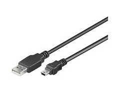 Goobay | USB 2.0 Hi-Speed kabelis | USB-A į mini-USB USB 2.0 kištukas (A tipas) | USB 2.0 mini vyriškas (B tipas, 5 kontaktų)