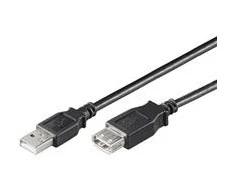 Wentronic TECHLY 686221 Techly Hi-Speed USB 2.0 ilgintuvas A-A M/F 30cm juodas