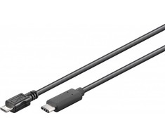 Goobay USB-C - micro-B laidas, 1 m