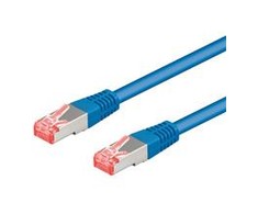 Goobay MicroConnect RJ-45/RJ-45 kat.6a S/FTP Mėlyna 1.5m (SFTP6A015B)