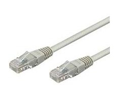 „Goobay“ | CAT 5e jungiamasis kabelis, U/UTP | Pilkas RJ45 kištukas (8P8C) | RJ45 kištukas (8P8C)