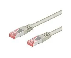 Goobay CAT 6 pataisinis kabelis, S/FTP (PiMF), pilkas 10m