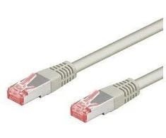 Goobay 95567 CAT 6 patch cable S/FTP (PiMF), pilkas, 1,5 m