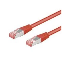 MicroConnect Goobay Patchcord S/FTP, Cat6, 5m raudona