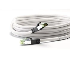 Goobay Goobay CAT 8.1 pleistras kabelis, S / FTP (PiMF), baltas, 20 m - LSZH be halogenų, varinis AWG 24 (55131)