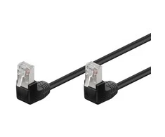 „Goobay“ jungiamasis laidas CAT5e, F/UTP, kampinis 2x90°, 0,25 m (96076)