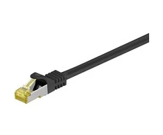 Goobay Patchcord, S/FTP, Cat7, 2m, juoda (91608)
