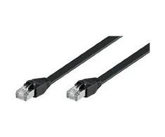 Goobay Kabelis LAN Patchcord CAT 6 U/UTP FLAT juoda 0,5m