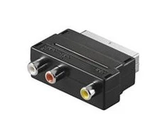 Adapteris AV Goobay Scart – kompozitinis juodas (50122)