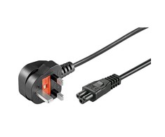 Wentronic Kabelis zasilający ACC Maitinimo kabelis 1,8 m, JK maitinimo kištukas > IEC C5 lizdas ( mickey) - 2-UK_IEC_5