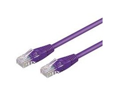 Goobay Goobay CAT 6 Komutacinis kabelis U/UTP Violet 0.5m
