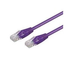 Goobay Goobay CAT 6 Komutacinis kabelis U/UTP Violet 0.5m