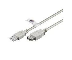 Kabelis USB Goobay USB-A - USB-A 1.8 m Pilka (JAB-853462)