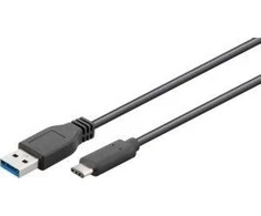 Goobay | Apvalus kabelis | Sinchronizuokite ir įkraukite Super Speed USB-C į USB A 3.0 įkrovimo laidą | 67890 | USB 3.0 kištukas (A tipas) | USB-C (vyriškas)