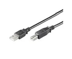 Kabelis USB Goobay USB-A - USB-B 3 m Juodas (44732)