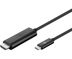 Goobay | USB-C HDMI adapterio laidas (4k 60 Hz) | USB-C kištukas | HDMI kištukas (A tipo) | USB-C–HDMI | 1,8 m