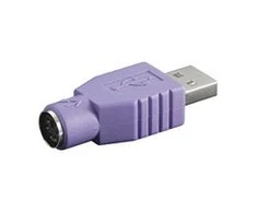 USB adapteris Goobay USB - PS / 2 violetinė (68918)