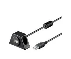 USB 2.0 ilgintuvas su fiksuotu tvirtinimu Goobay 0,6m