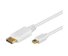 LogiLink „Goobay“ | „Mini DisplayPort“ adapterio kabelis 1.2 | 52858 | „Mini DisplayPort“ kištukas | „DisplayPort“ kištukas | 1 m | Paauksuotos jungtys