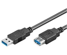 Goobay Kabelis USB 3.0 Verläng. 1.8m SteckerA/BuchseA
