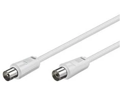 MicroConnect TV jungtis IEC GN/WT Goobay balta 1.5m