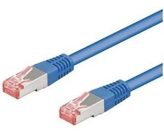 „Goobay“ jungiamasis laidas, CAT6, S/FTP, 0,5 m, mėlynas (95462)