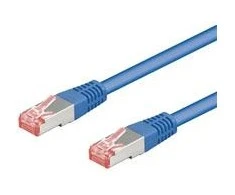 Goobay MicroConnect Pečkordas CAT6, S / FTP, 3m, mėlyna (68269)
