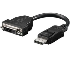 Goobay 69873 DisplayPort/DVI-D adapterio kabelis 1.2, padengtas nikeliu | Goobay | DP į DVI-D