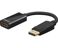 Goobay | DisplayPort/HDMI adapterio kabelis | 67881 | DisplayPort Male | HDMI moteriškas | 0,1 m