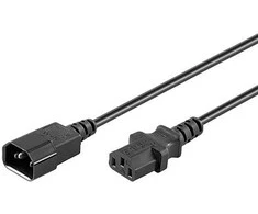 Goobay IEC prailginimas, 3m, juodas
