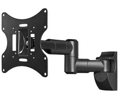 Laikiklis Goobay TV EasyScope Twin M 51885 Wall Mount, 17-42 ", Maximum weight (capacity) 30 kg, Juodas