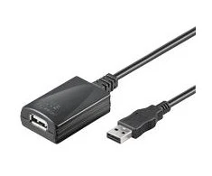 Goobay Goobay USB-A – USB-A USB laidas 5 m juodas (68876)
