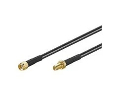 Goobay Antenos kabelis DELTACO RP-SMA - RP-SMA, 2m, juodas / SMA-FM200