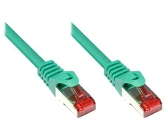 GoodConnections Good Connections Geri ryšiai 10 m Cat6 S/FTP – 10 m – Cat6 – S/FTP (S-STP) – RJ-45 – RJ-45 – žalia