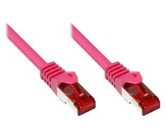 GoodConnections Good Connections Geros jungtys 1,0m RNS Patchkabel CAT6 S/FTP PiMF purpurinė