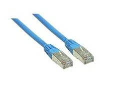 Good Connections Geri ryšiai RNS Komutacinis kabelis su Rastnasenschutz, kat. 6, S/FTP, PiMF, PVC, 250MHz, mėlynas, 10m, Geri ryšiai (8060-100B)