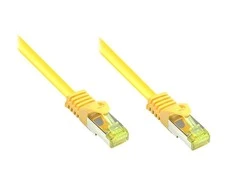 GoodConnections Good Connections 1,5m RNS Patchkabel mit Cat.7 Rohkabel S/FTP PiMF gelb