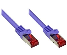 Good Connections Geros jungtys Geros jungtys 1,0m RNS Patchkabel CAT6 S/FTP PiMF violett